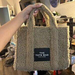 Marc Jacobs Beige Sherpa Tote Bag